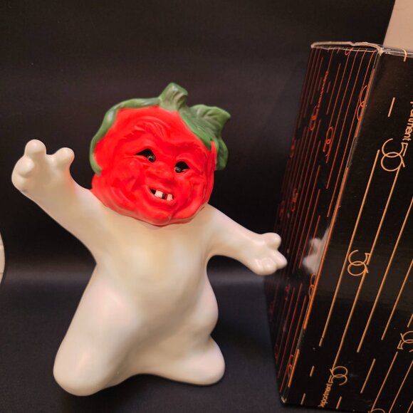 Dept. 56 Snow Village Halloween Haunted Creepy Ghost Dance Pumpkin - Picture 2 of 6